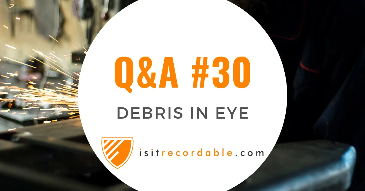 Illustration for the scenario: Debris in Eye
