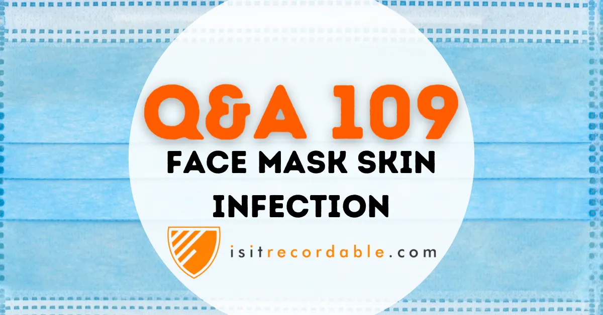 Illustration for the scenario: Face Mask Skin Infection
