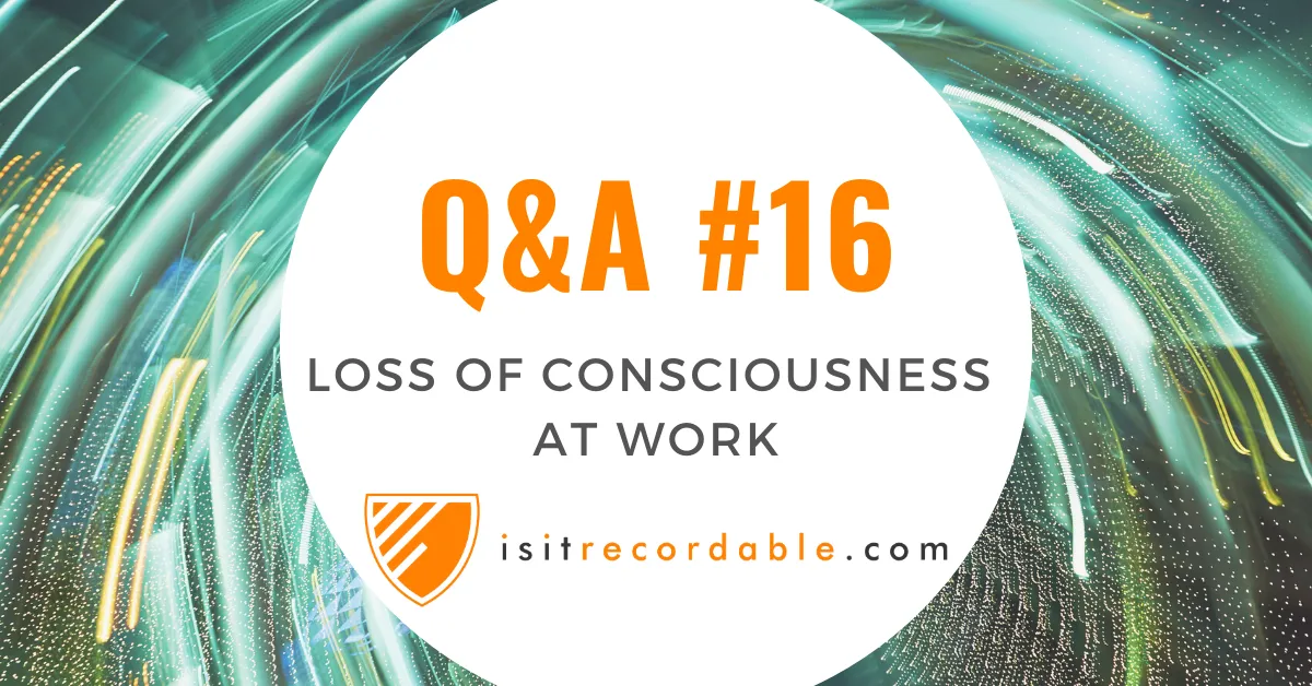 Illustration for the scenario: Loss of Consciousness