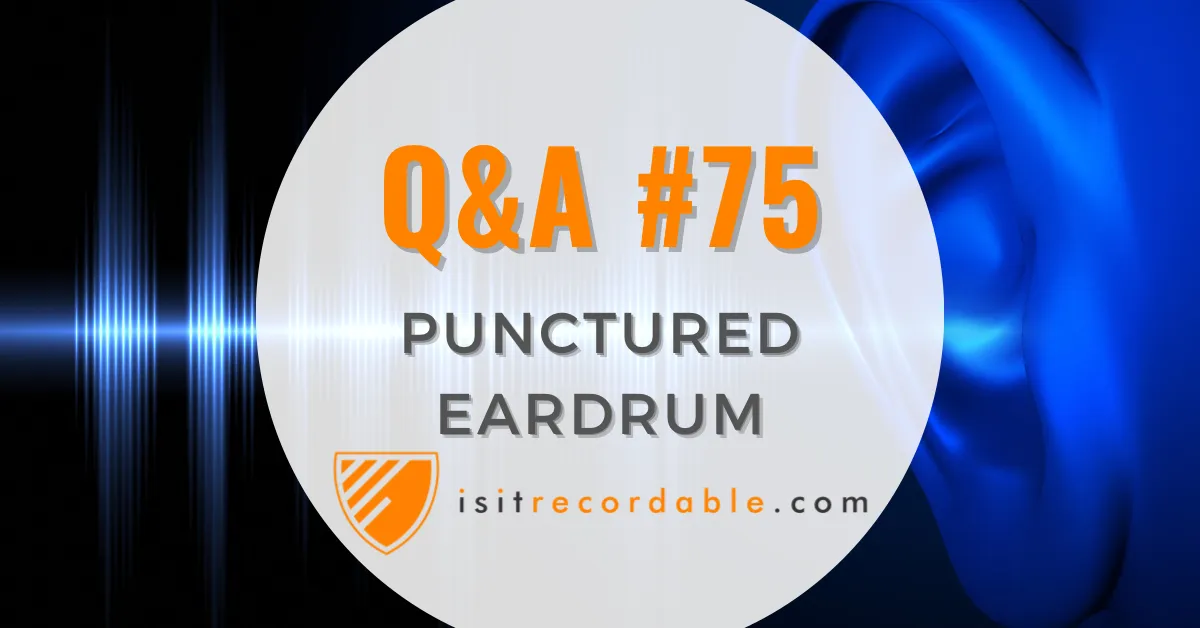 Illustration for the scenario: Punctured Ear Drum