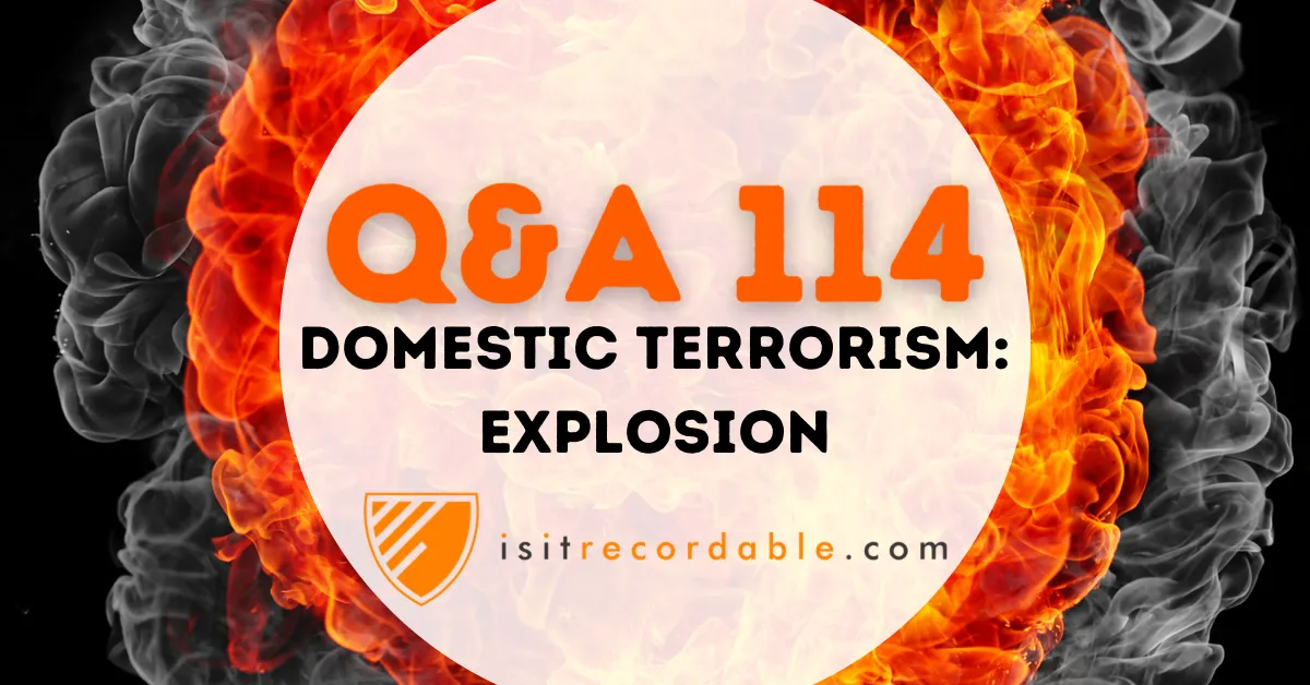 Illustration for the scenario: Domestic Terrorism: Explosion