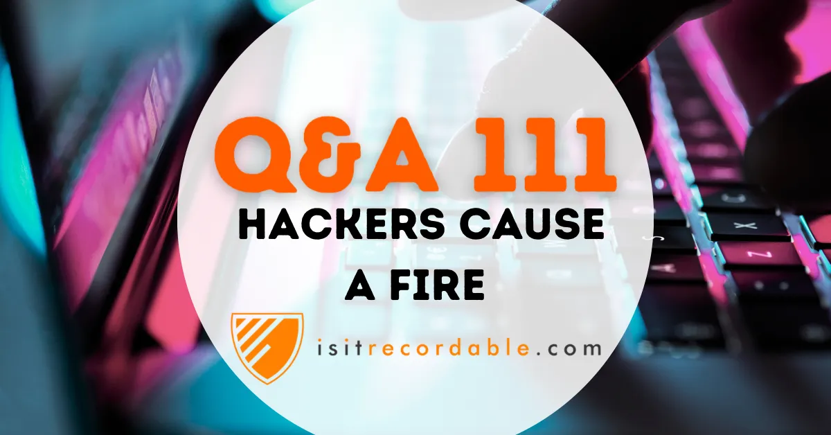 Illustration for the scenario: Hackers Cause a Fire