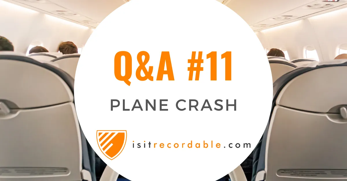 Illustration for the scenario: Plane Crash
