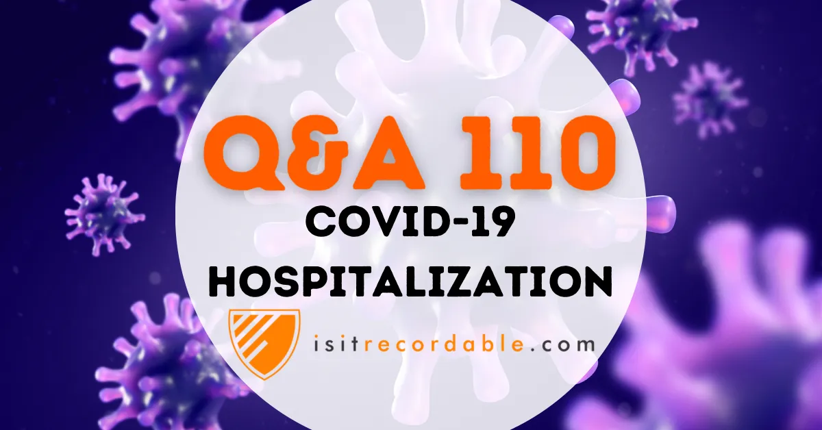 Illustration for the scenario: COVID-19 Hospitalization