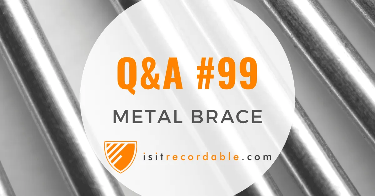 Illustration for the scenario: Metal Brace