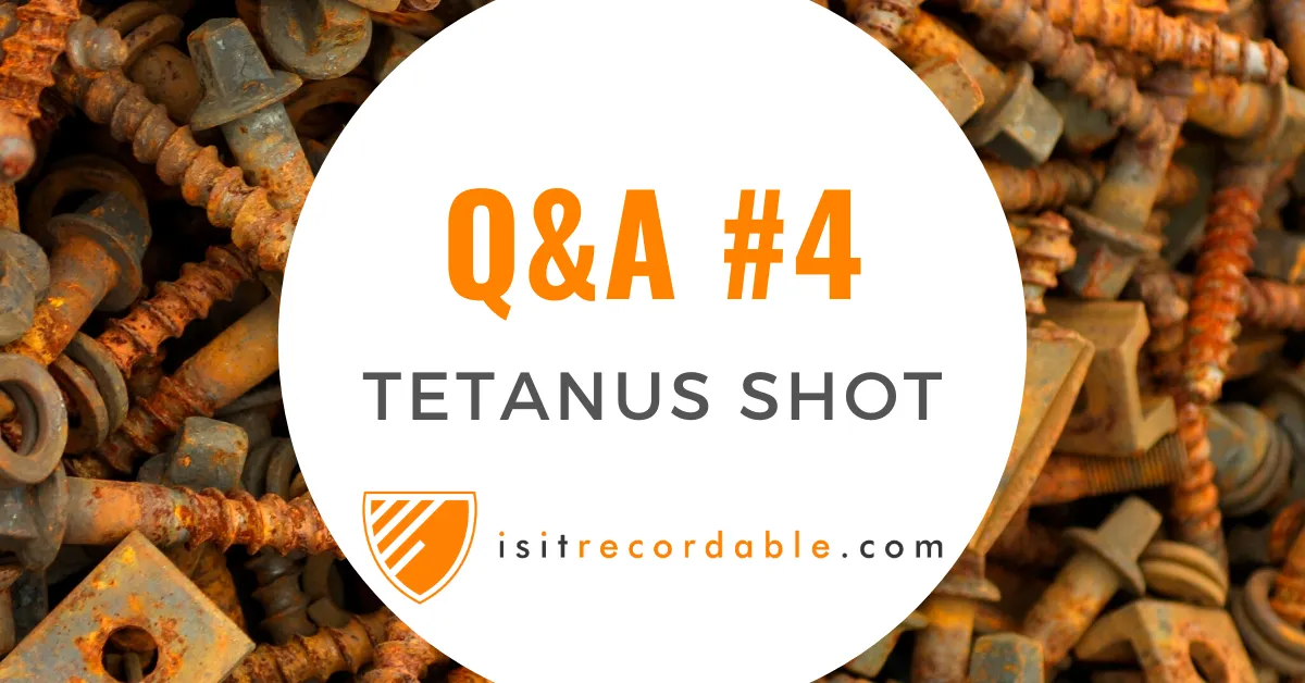 Illustration for the scenario: Tetanus Shot