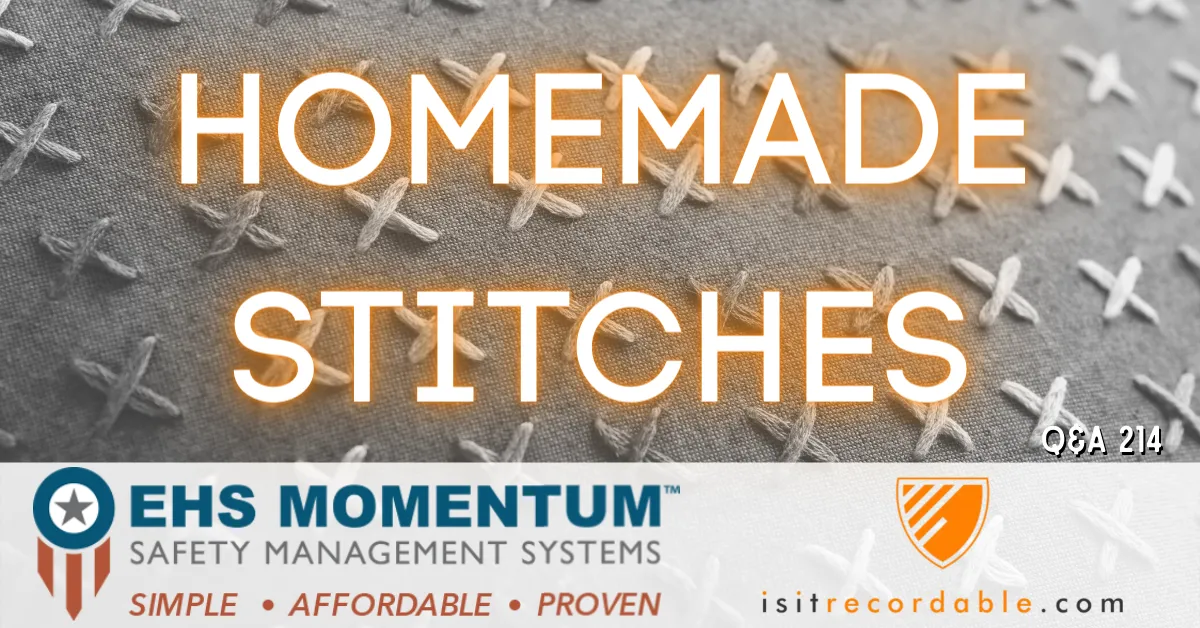 Illustration for the scenario: Homemade Stitches
